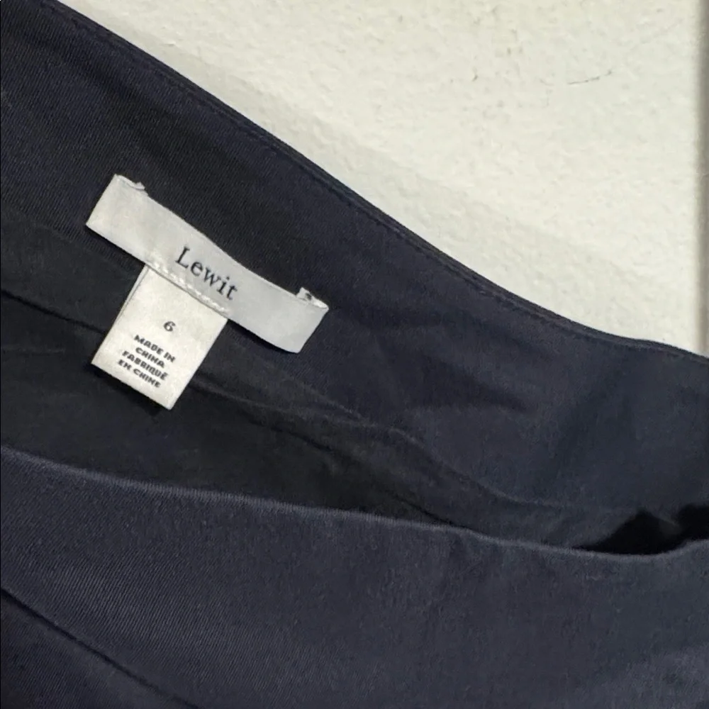 Lewit Navy dress Night Blue One Shoulder Formal Dress Size 6